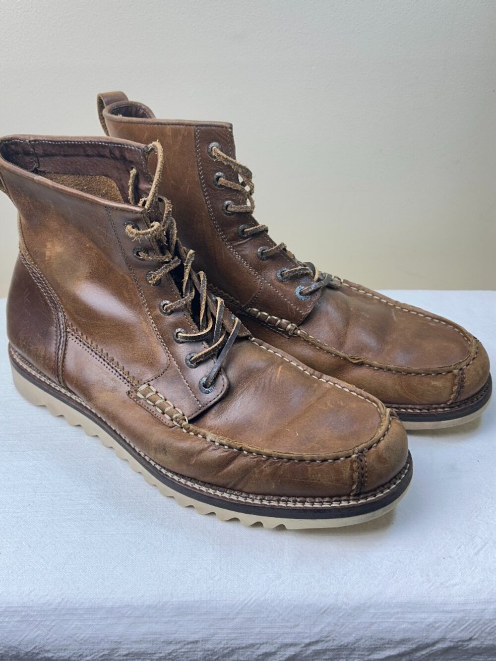 Wolverine Driscoll Brown Leather Boots Mens Size 13